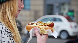Hegnetlund Hotdogs laver en klassisk ristet hotdog med det hele. Pølsen er røget og krydret med lidt hvidløg, hjemmelavet pølsebrød på briochedej, god hjemmelavet sennep, krydret ketchup smagt til med kanel og stjerneanis, hjemmerørt remoulade, hjemmesyltede agurker og friterede løg.